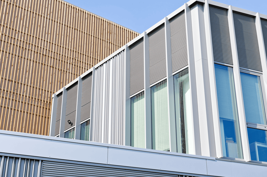 Détail capots brise-soleil 200 mm — Simaero Daher